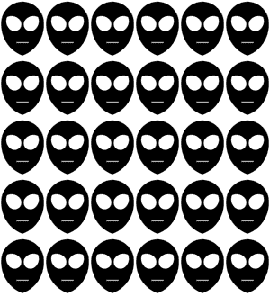 Alien faces
