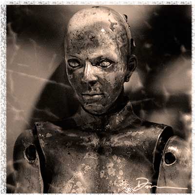 old spooky doll