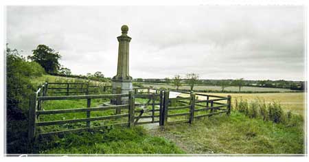 Naseby battlefield - the soldiers are said to remain