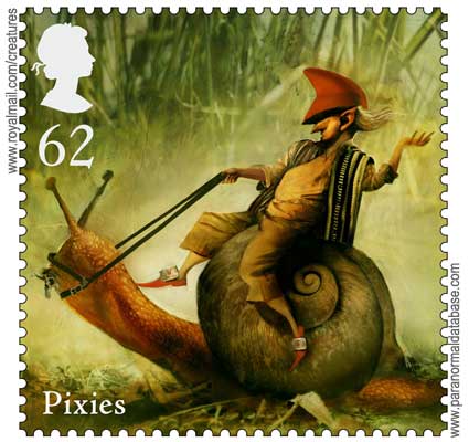 pixie riding on snail
