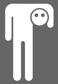 headless man icon